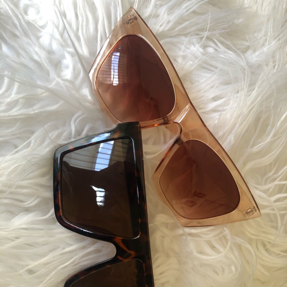Pair of two sunglasses
